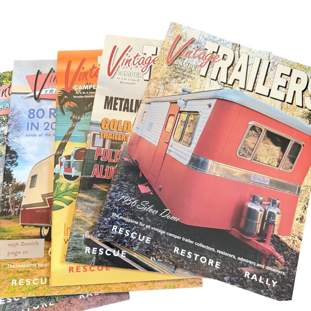 Vintage Trailer Magazine Lot Retro Camper Airstream RV Restoration - Picture 5 of 5